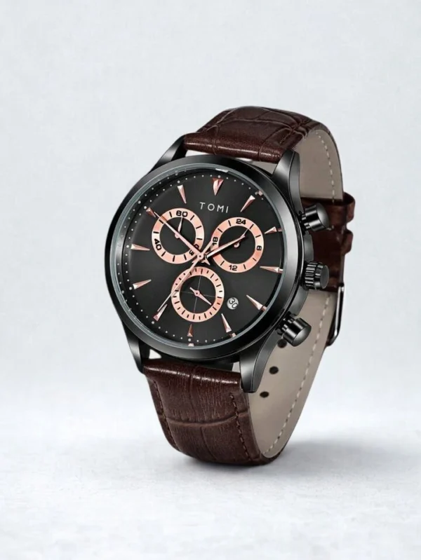 quartz chronograph wristwatch