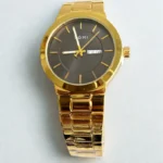 Tomi T-303 Men’s Business Watch Set – Quartz Wristwatch with Lapel Badge, Chain Adjuster & Gift Box